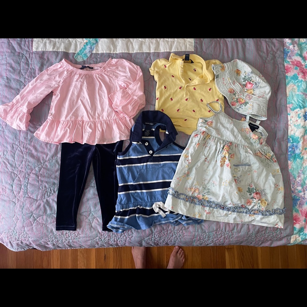 Ralph Lauren 2T girls bundle EUC